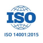 ISO 14001:2015 environmental management certification logo for IVM from arcantest.com.