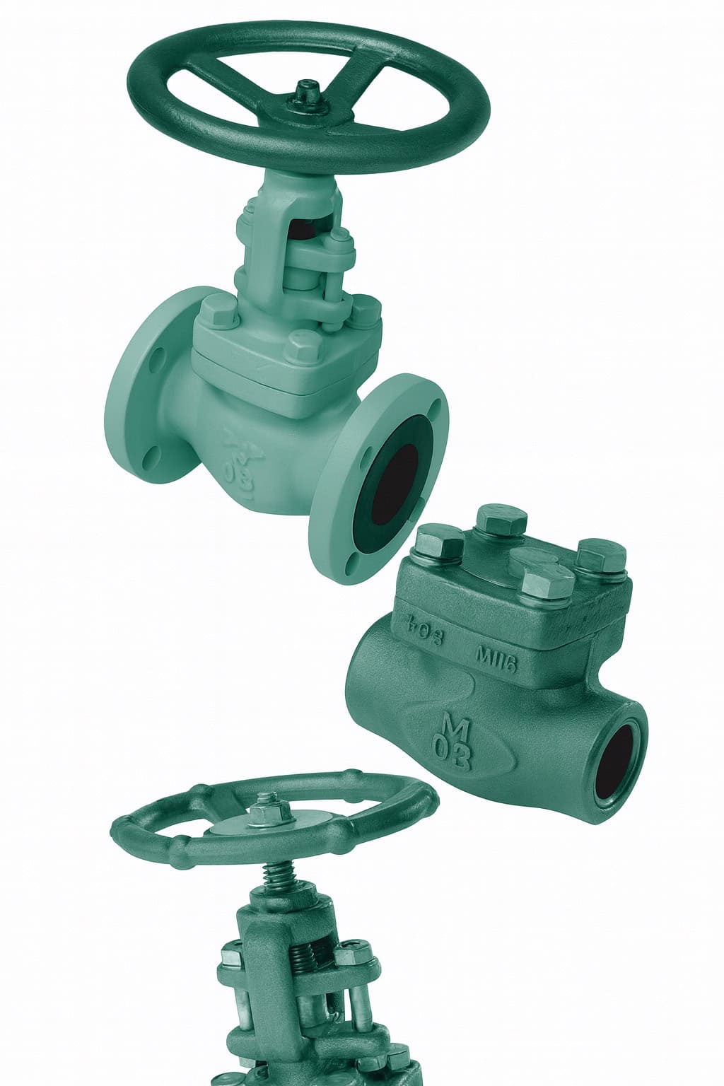 Valve and check valve components for industrial applications, high-quality IVM products for efficient fluid control.