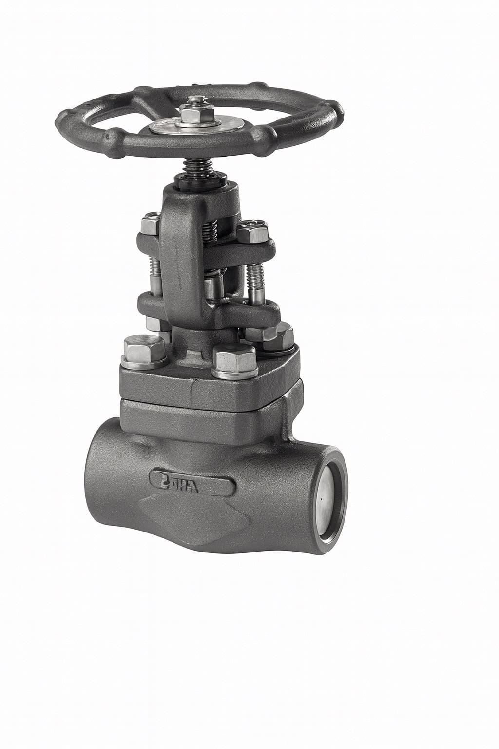 High-performance industrial valve for fluid control, durable and reliable metal construction.