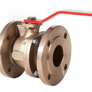 Valve with flange connection, durable and corrosion-resistant for industrial piping and fluid control.